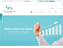 Tablet Screenshot of barna-consulting.com